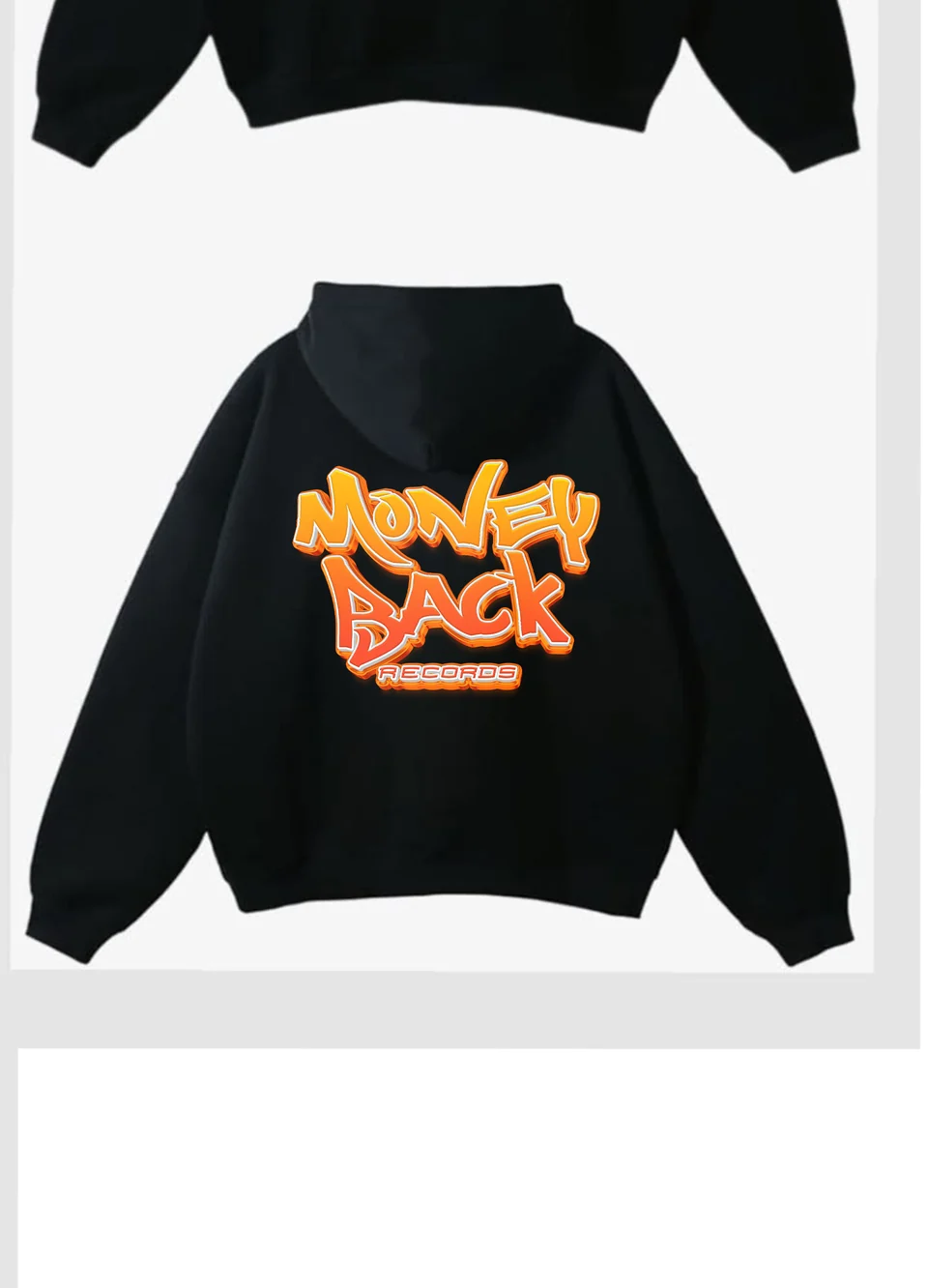ORG Hoodie — Black — Back