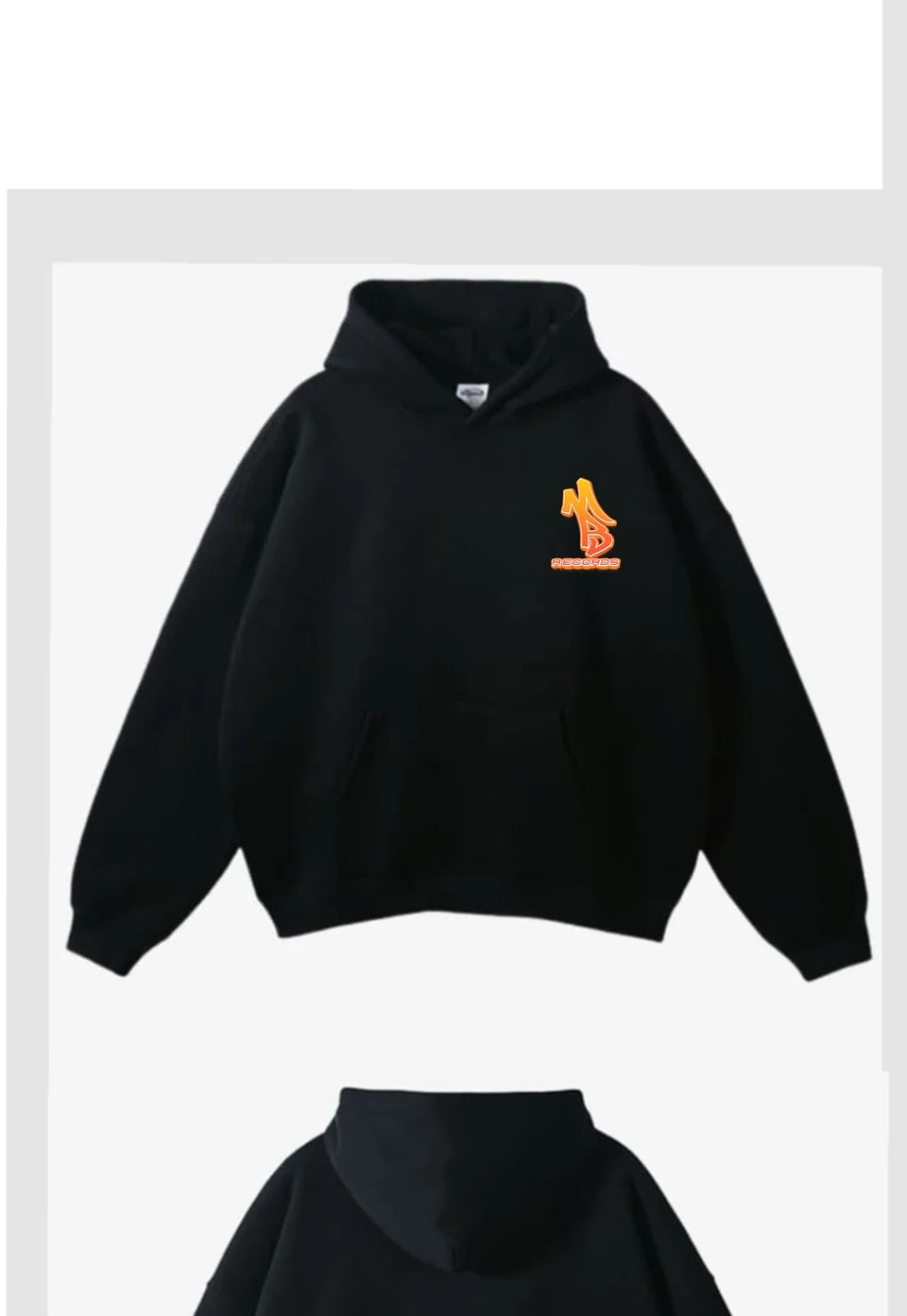 ORG Hoodie — Black — Front
