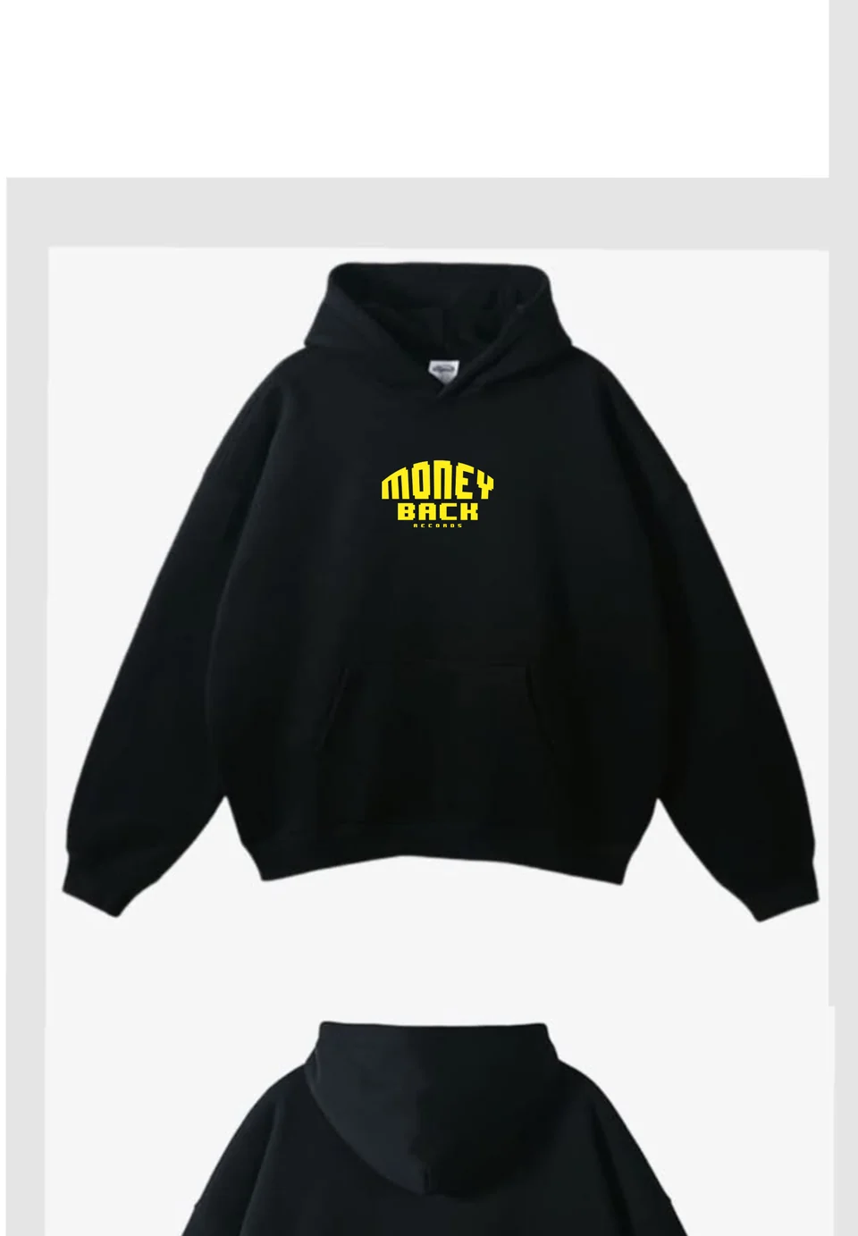 PACMEN Hoodie — Black — Front