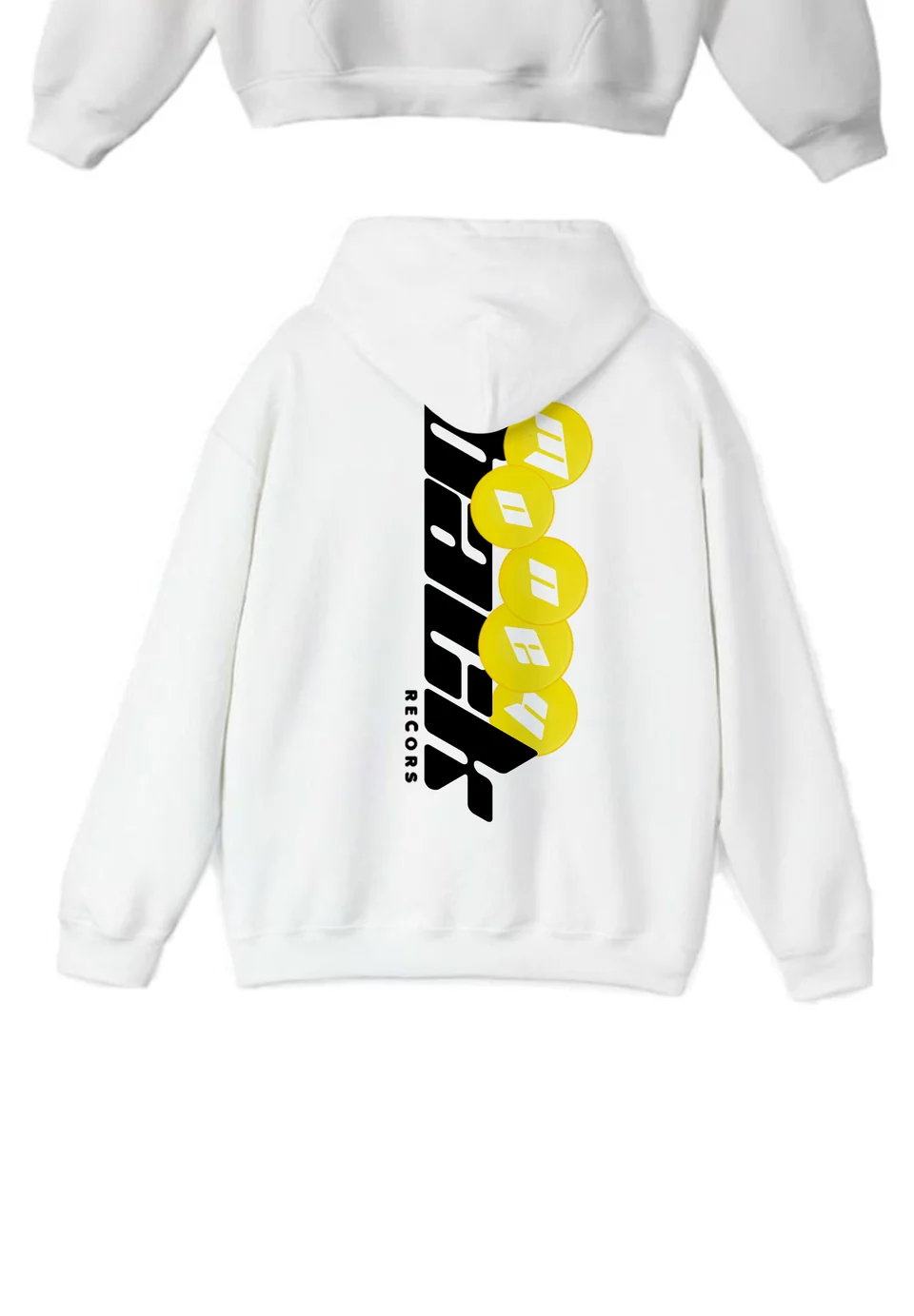 SPEED Hoodie — White — Back