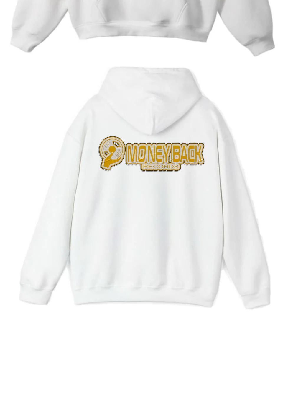 VINT Hoodie — White — Back
