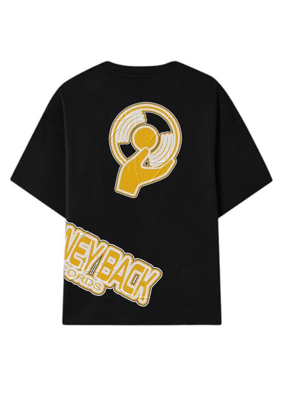 VINT T-Shirt — Black — Back